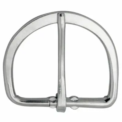 HALF CINCH BUCKLE NICKEL PLATED STEEL 75MM