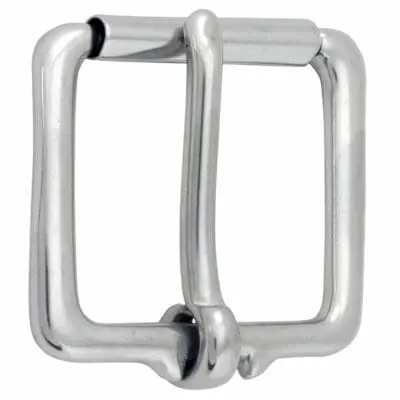 REAR CINCH HALF ROLLER BUCKLE 45MM STAINLESS STEEL