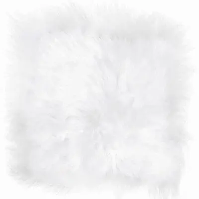 ICELANDIC CHAIR PAD 37X37CM NATURAL WHITE
