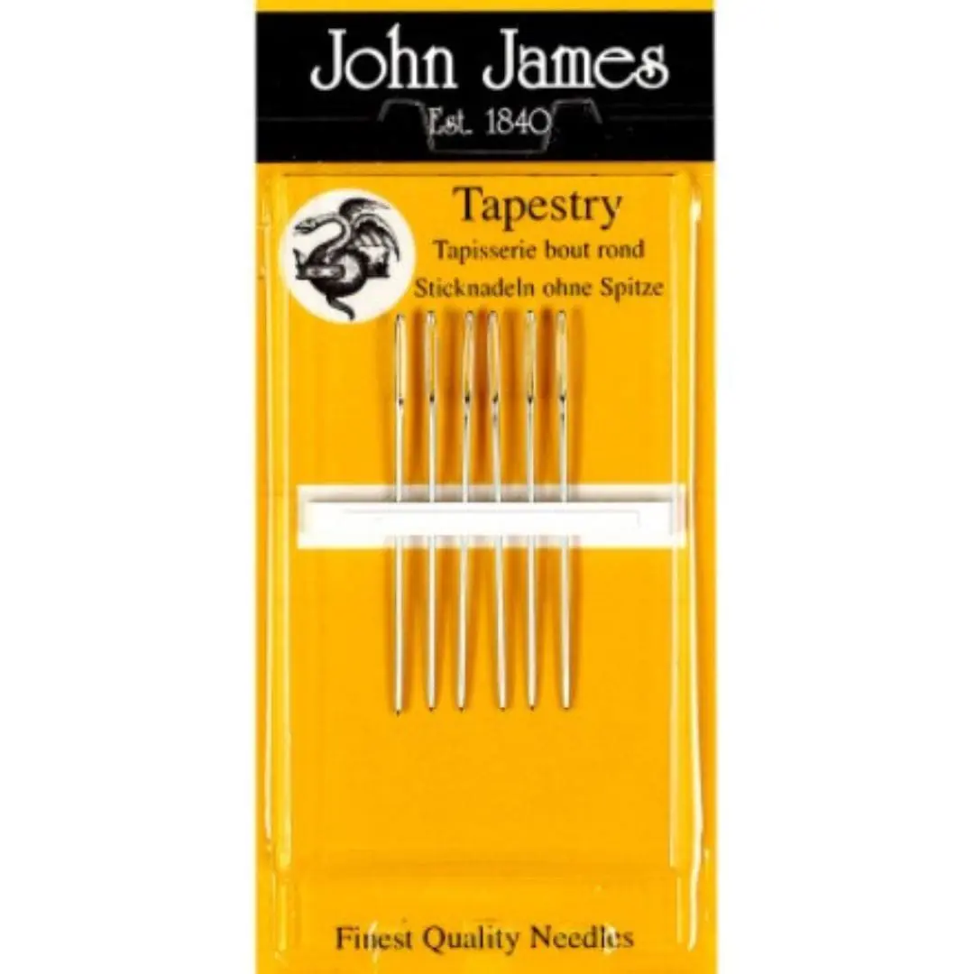 NEEDLES - BIG EYE STITCHING NEEDLE 6 PACK BLUNT