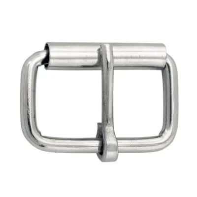 HALF ROLLER BUCKLE NICKEL 22MM