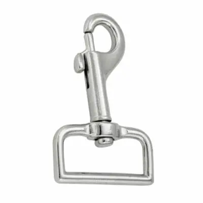 SNAP SQ EYE SWIVEL LIGHT DUTY 25MM (NICKEL PLATED)