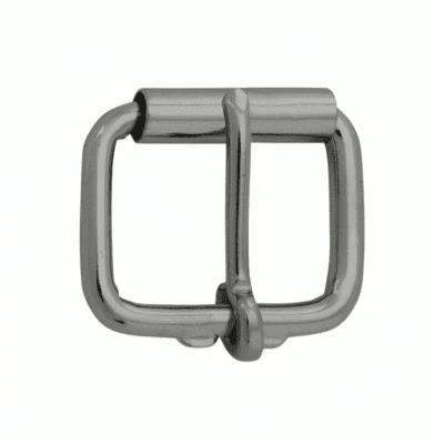 HALF ROLLER HEAVY DUTY GEAR BUCKLE BLACK NICKEL 30MM