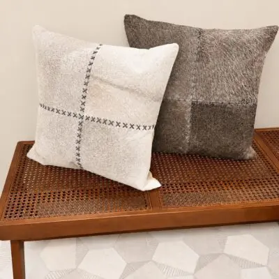 PATCHWORK CUSHION 51X51CM