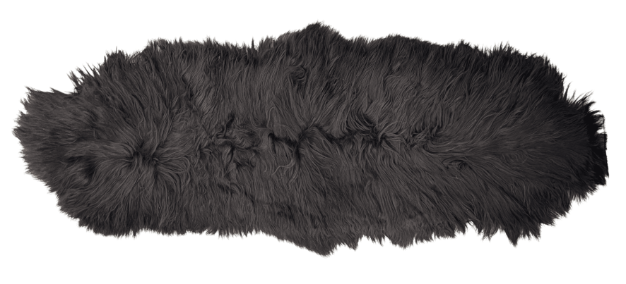 Icelandic Long Wool, Natural Black, Double
